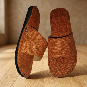 Unisex Hemp Slide Slippers Cross Strap Indoor Outdoor Flip Flops Rainbow Stripe Summer Casual Footwear - Product Image 5