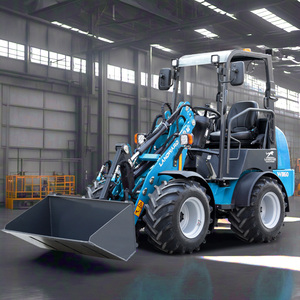 Tùy chỉnh bán buôn New khớp nối DIESEL loader với file đính kèm nhỏ gọn 4 bánh xe tải thủy lực mạnh mẽ w1160 mini loader - Product Image 1