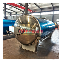 Nouvelle machine de pasteurisation en autoclave pour sachets rétractables ZLPH, haute température 134°C, acier inoxydable 304 de qualité alimentaire, haute efficacité, PLC
