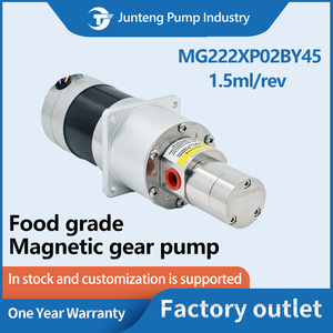 Pompe doseuse industrielle en acier inoxydable 316L 24V 120W, pompe à engrenages à entraînement magnétique 5 bars, qualité alimentaire, solaire, OEM - Product Image 3