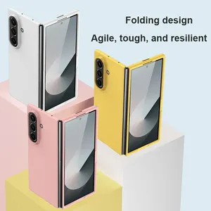 Coque de protection CHAOYIDIAN effet givré pour <span class=keywords><strong>Samsung</strong></span> Galaxy Z Fold 7 6 5 4 5G, avec grande fenêtre, coque rigide anti-chute - Product Image 3