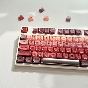 ลิปสติก <span class=keywords><strong>keycap</strong></span> Hoa Jelly FOG โปร่งใสบุคลิกน่ารักโค้งมนสำหรับแป้นพิมพ์กล - Product Image 2