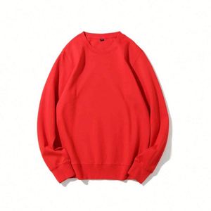 Sweat-shirt unisexe en coton molletonné français de haute qualité 300 GSM, coupe ample, col rond, personnalisable pour homme - Product Image 2