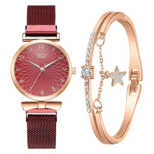 2 Piece <strong>Gold</strong> Plated Bracelet Fashion <strong>Watch</strong> Jewelry <strong>Set</strong> <strong>Rose</strong> <strong>Gold</strong> Ladies Luxurious Diamond Stainless Steel Strap Quartz <strong>Watch</strong> <strong>Set</strong> - Product Image 5