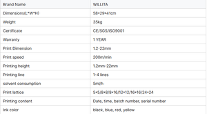 Tự động cij máy in phun mực liên tục máy bay phản lực in ấn chai nắp máy in phun tự động hàng loạt ngày mã hóa máy - Product Image 5