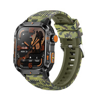 Reloj Inteligente HT36 con Pantalla IPS Cuadrada, Correa de Silicona, GPS, Monitor de Actividad Física, Brújula con Dirección Qibla, Llamadas Magnéticas, GloryFitPro