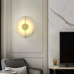 Marble Wall Lamp Led Light Source 220V Living Room Bedroom <b>Decorative</b> <b>Lighting</b> Fixture - Product Image 2