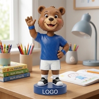 Usine de figurines personnalisées : production de mascottes animales et de figurines d'ours en peluche, idéales pour les souvenirs de compétition