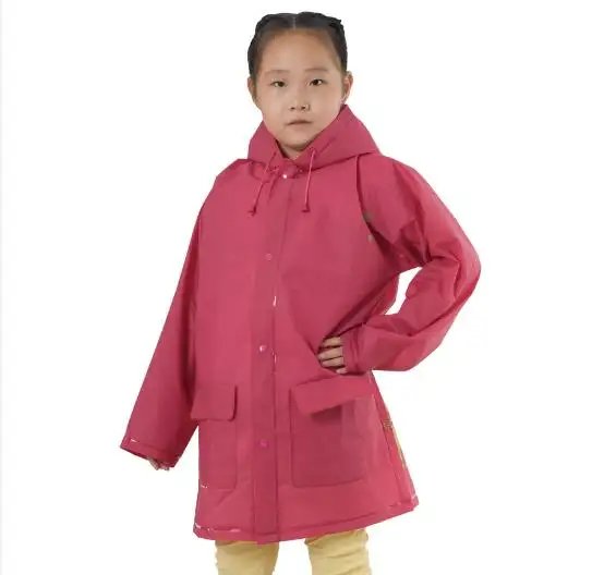 TAOJIAN Cute Hoodie Outwear Baby Girls Kids Waterproof Hooded Coat Jacket Raincoat 