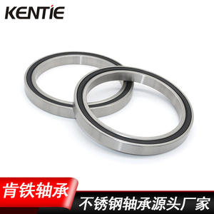 Fournisseur direct d'usine de roulements à billes à gorge profonde en acier inoxydable S6810 11 12 15 16 18ZZ/RS à paroi mince, vente en gros - Product Image 2