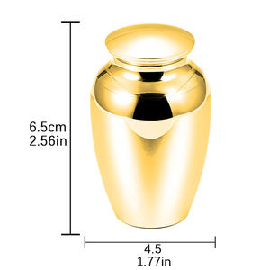 Aluminium-Legierung Tierasche-Behälter in Verschiedenen Farben Wasserdichte Andenken-Urnen Kleine Dekorative Tierasche-Aufbewahrungsbox - Product Image 2