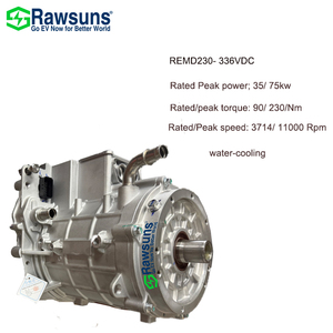 Kit de conversion de moteur électrique léger Rawsun 336V EV 35kW 75kW 90Nm pour <span class=keywords><strong>voilier</strong></span>, moteur PMSM 2-en-1, propulsion électrique pour jet-boat - Product Image 3
