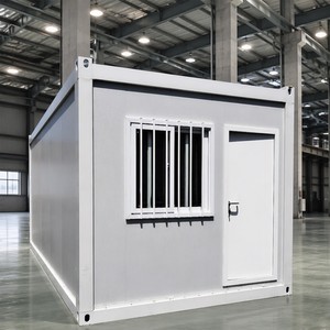 20ft 40ft Modular Steel flat pack Container House Fast Build Prefab Home Thickened Sandwich Panel for Small <b>Camping</b> - Product Image 1