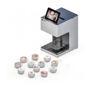 Pantalla táctil comercial digital Taza de cerámica Taza de papel Máquina de impresión de café