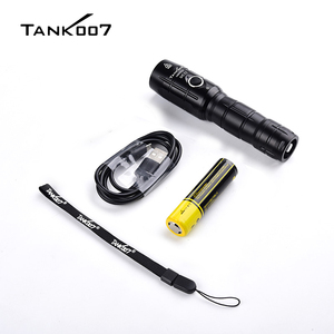 Cho tank007 sạc <span class=keywords><strong>LED</strong></span> Đèn pin công suất cao <span class=keywords><strong>Torch</strong></span> ánh sáng với tầm xa không thấm nước Tính năng USB sạc-Nhà máy bán buôn - Product Image 3