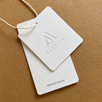 Étiquettes suspendues les plus vendues, corde personnalisée pour vêtements, ficelle de scellage, étiquettes suspendues en papier avec logo imprimé, étiquettes pour vêtements