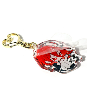 Yiwu Sản Xuất Acrylic Charms Bán Hot Nhà Máy Thiết Kế Thời Trang Khuyến Mại Keychain Giá Rẻ In Epoxy Key Chains - Product Image 3