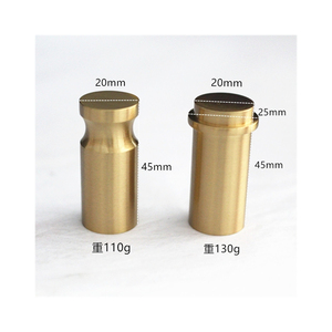 Dongguan Custom CNC-Bearbeitung Metall Einloch Runde <span class=keywords><strong>Gold</strong></span> Schubladen schrank Kleiner massiver Messing knopf - Product Image 6