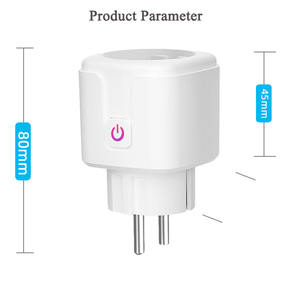 <span class=keywords><strong>Prise</strong></span> intelligente WIFI Tuya, <span class=keywords><strong>prise</strong></span> intelligente avec moniteur d'énergie, numérique, 16A, prises EU, contrôle à distance <span class=keywords><strong>par</strong></span> Alexa Google Home - Product Image 5