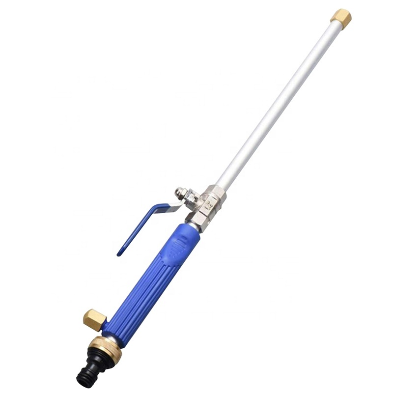 Varilla de lavado de alta presión, pistola de agua portátil de alta presión, rociador de lavado extensible con 2 boquillas de manguera de agua para manguera de jardín, cañón de espuma para l