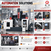 Tour vertical CNC haute précision pour usinage de métaux, centre d'usinage robuste CV8080D
