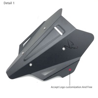 Vente en gros dernier pare-brise en aluminium de moto pour Yamaha Mt07 Mt 07 accessoires 2021