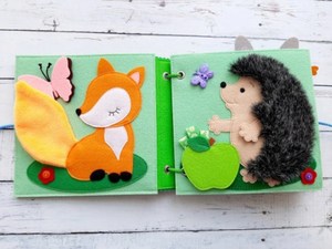 Personnalisé Nouveaux Animaux Montessori Bébé Calme Feutre Étude Sensorielle <span class=keywords><strong>DIY</strong></span> <span class=keywords><strong>Livre</strong></span> 100pcs Coloré Personnalisé Taille Développer L'intelligence - Product Image 4