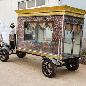 Hot Selling Funeral Hearses Cars Special Transportation Towable Coffin Cart Model Hearses for Sale - Product Image 3