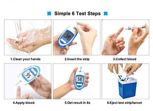 Glucomètre Insmart One Touch Select avec grand écran, bandelettes de <span class=keywords><strong>test</strong></span> et source d'alimentation électrique - Product Image 4