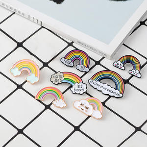 Mode Regenboog Email Pin Cartoon Schattige Mix Badges Reversspelden Cadeaus Voor Vrienden - Product Image 6