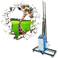 Impresora de Pared 3D, Impresora Vertical de Pared/Impresora de Pintura de Fondo de Pared 3D, Impresora de Inyección de Tinta Digital con Barniz