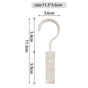 GREENSIDE, <span class=keywords><strong>pinzas</strong></span> <span class=keywords><strong>grandes</strong></span> de plástico <span class=keywords><strong>para</strong></span> la <span class=keywords><strong>ropa</strong></span> con gancho y clip <span class=keywords><strong>para</strong></span> calcetines, bolsa <span class=keywords><strong>para</strong></span> interiores y exteriores y secado de <span class=keywords><strong>ropa</strong></span> <span class=keywords><strong>para</strong></span> uso en telas - Product Image 6