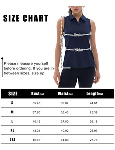 Vêtements en gros <span class=keywords><strong>Polo</strong></span> de golf pour femmes Logo personnalisé sans manches <span class=keywords><strong>Polo</strong></span> de golf pour femmes Chemise pour femmes de haute qualité - Product Image 5