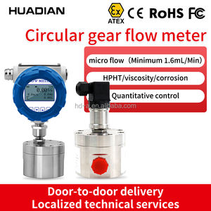 Rs485 Ss304 Hoge Viscositeit Vloeistof Gear <span class=keywords><strong>Flow</strong></span> <span class=keywords><strong>Meter</strong></span> Smart Ptfe 4-20ma 4 Inch Op Batterijen Werkende Voedsel Micro Circulaire Gear <span class=keywords><strong>Flow</strong></span> <span class=keywords><strong>Meter</strong></span> - Product Image 6