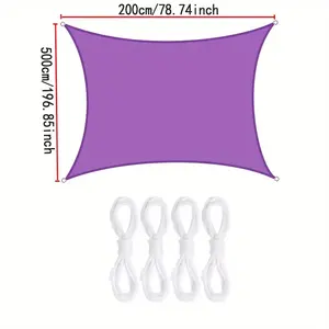 Outdoor Wave Virgin Hdpe Sun Sail Shade Canopy Parts Super Ring Heavy Duty Waterproof Sail For Playground