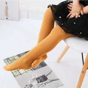 Leggings d'hiver pour enfants, en coton, côtelés, combinaison moulante, princesse, bas uni, pour bébé - Product Image 6