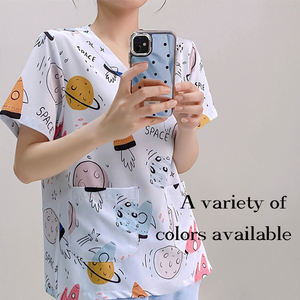 Traje <span class=keywords><strong>de</strong></span> hospital elástico <span class=keywords><strong>de</strong></span> 4 vías Uniforme <span class=keywords><strong>de</strong></span> exfoliación médica Transpirable Durable Estética Salones <span class=keywords><strong>de</strong></span> belleza Ropa <span class=keywords><strong>de</strong></span> <span class=keywords><strong>trabajo</strong></span> para mujeres - Product Image 2