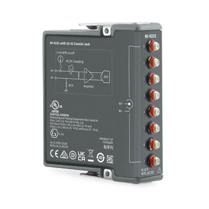NI-9231, Módulo de entrada de sonido y vibración serie C, 783610-01, 8 canales, 51.2 kS/s/canal, -5 V a 5 V, Serie C - Product Image 1