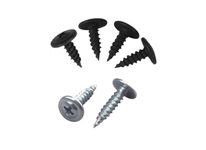 #8x3/4" Fosfatado Negro Tornillo Para Madera Autoperforante Cabeza Flangeada Punta <strong>Aguja</strong> - Product Image 4
