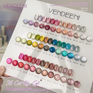 Vendeeni 36 Colors Cat Eye Gel <strong>Polish</strong> <strong>Nail</strong> Art Non Toxic 15ml Gel <strong>Nail</strong> <strong>Polish</strong> Set Professional Magnetic Uv Gel <strong>Polish</strong> Custom - Product Image 5