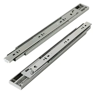 HVPAL 4523 Hardware Accessories Telescopic Slide Rail With Buffering Device For Office Cabinet Furniture