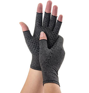 Half Finger Handschutz Rheumatoide Schmerzen lindern Therapie Kompression strick handschuhe für Arthritis - Product Image 3