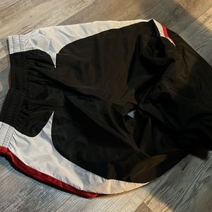 2025 New Men's Retro Color Block Sports Pants - <b>Black</b> with Red <b>and</b> <b>White</b> <b>Stripes</b>, Ideal for Casual Daily <b>and</b> Outdoor Activities - Product Image 4