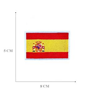 Patch brodé 3D drapeau du monde et <span class=keywords><strong>alphabet</strong></span> anglais, thermocollant et à coudre, pour veste, sac à dos, chapeau, tactique - Product Image 2