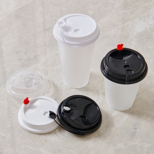 Gobelets en PP transparent de qualité alimentaire à paroi simple avec couvercles anti-fuite pour les boutiques de bubble tea, café et boba/lait au thé personnalisables - Product Image 2