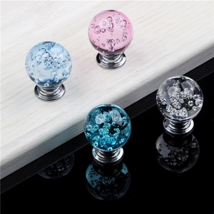 Griff knopf Kosin Factory CX743 Möbel Hardware Küche und Bad Glas Kristall kugel Bubble Knob - Product Image 5