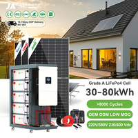 Système de batterie tout-en-un 30Kva 50Kva 80Kva 100kwh 200kwh et onduleur Deye 10kw 15kw 20 kw 25kw 30Kw LiFePO4 Système d'énergie domestique