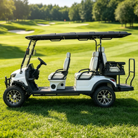 Voiturette de golf électrique tout-terrain 48V Rainbow 2026 certifiée CE, freins à disque, personnalisable, 6 places, 30 km/h, autonomie 70-90 km pour parcours de golf