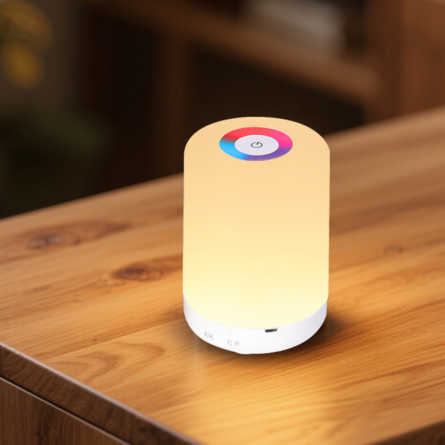 Smart Home Lighting Decor LED Night Light 3 Color Options Trending Motion Sensor ABS Warm White Emission Wireless Charging