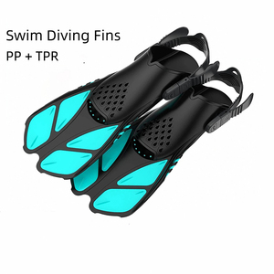 <span class=keywords><strong>Aletas</strong></span> de Buceo Ajustables al por Mayor, <span class=keywords><strong>Aletas</strong></span> de Snorkel de Talón Abierto con Pala Corta, <span class=keywords><strong>Aletas</strong></span> de Natación para Entrenamiento - Product Image 1